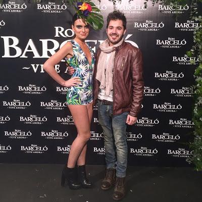 El presentador Rubén Lagarejo en la fiesta de Ron Barceló de Madrid