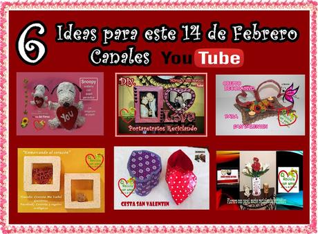 Diy. 6 Hermosas Ideas para San Valentin