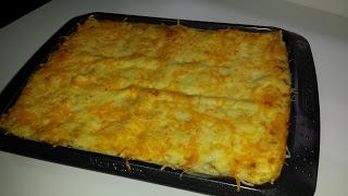 Lasaña a la boloñesa con berenjena y bechamel casera Lasaña a la boloñesa con berenjena y bechamel casera