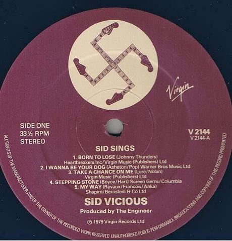 Sid vicious -Sid sings Lp 1979