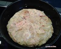 Tortilla de salmón fresco Tortilla de salmón fresco