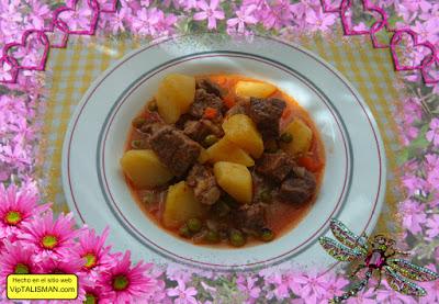 ESTOFADO DE PATATAS CON CARNE EN OLLA GM