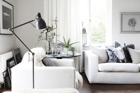 White, Black & Grey Home