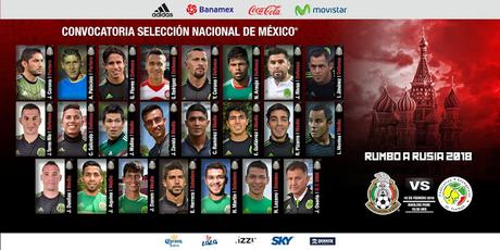 Convocatoria de la selección mexicana y Sub23
