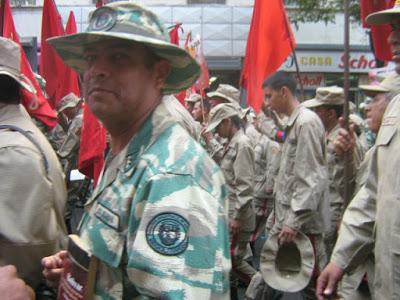 EL RECREO- LA MARCHA DEL 4F EN CARACAS. Aniversario de la rebelíón cívico militar año 1992