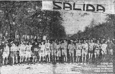 Madrid, cien años atrás. Una carrera pedestre y más. 6 y 7 de febrero de 1916 Madrid, cien años atrás. Una carrera pedestre y más. 6 y 7 de febrero de 1916