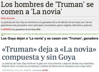 Goyas 2016: a lo Pataky Goyas 2016: a lo Pataky