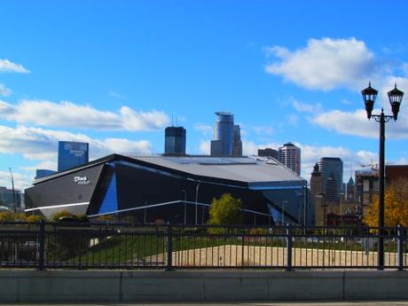 Nuevo estadio de los Vikings. Minneapolis. USA