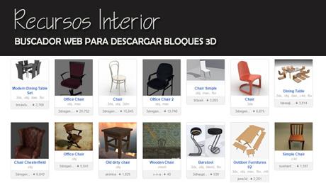 Buscador web para descargar bloques 3D gratis