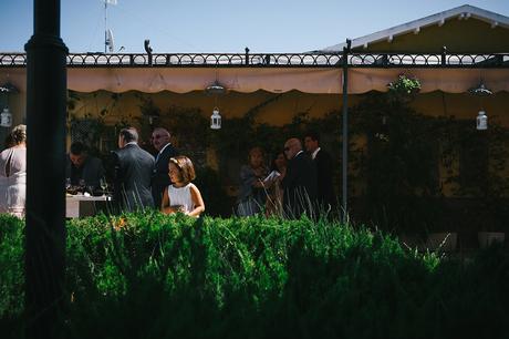 La boda de Raquel y Ángel Cóctel desde la lejanía
