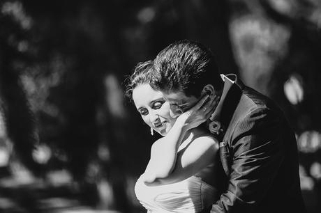 La boda de Raquel y Ángel Primer plano de amor