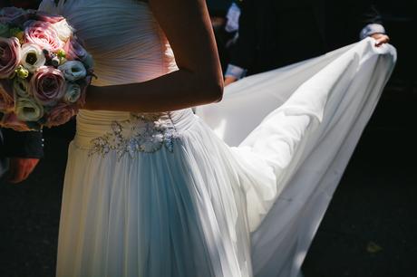La boda de Raquel y Ángel La novia y su vestido