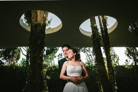 La boda de Raquel y Ángel El abrazo de amor entre los novios