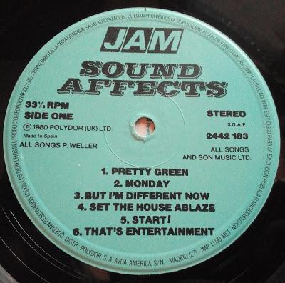 The Jam -Sound affects Lp 1980 The Jam -Sound affects Lp 1980
