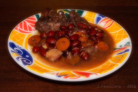 Alubias de Tolosa con rabo de retinto (Dedicadas al Casco Antiguo de Badajoz)