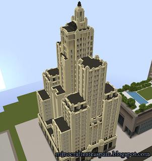 Réplica Minecraft: Bank of America Building, Providence, Rhode Island, Estados Unidos.