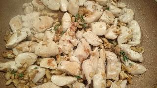 PENNE RIGATE CON NUECES Y POLLO (Garofalo vs Nueces de California) PENNE RIGATE CON NUECES Y POLLO (Garofalo vs Nueces de California)