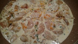 PENNE RIGATE CON NUECES Y POLLO (Garofalo vs Nueces de California) PENNE RIGATE CON NUECES Y POLLO (Garofalo vs Nueces de California)