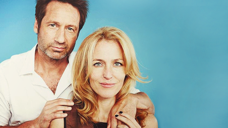 Gillian Anderson y David Duchovny, divinos