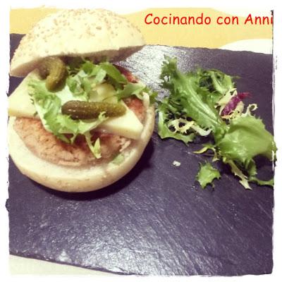 HAMBURGUESA DE ATÚN  #cocinadecine