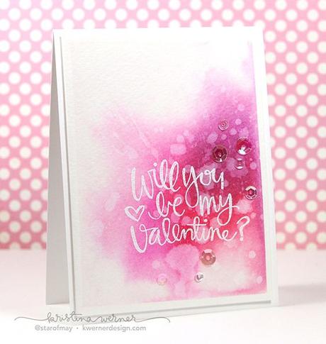 Watercolor Valentine's Day Card – Make a Card Monday #267: 