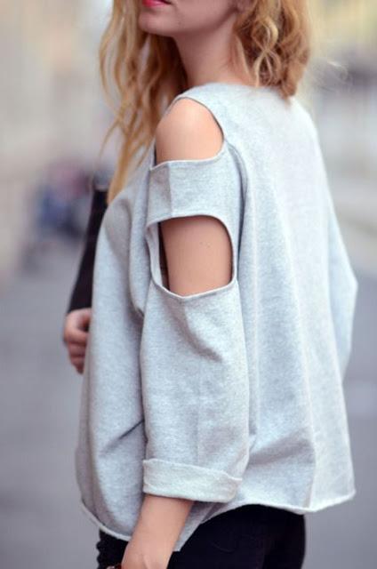 SEASONAL TREND; CUT-OUT SHOULDERS.-