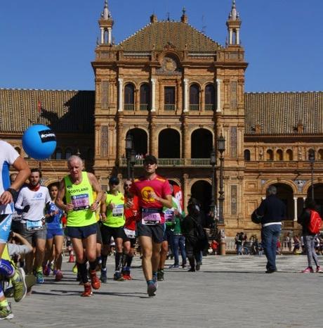 Donde leches echarte fotos en la Maratón de Sevilla