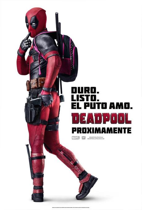 cartel Deadpool duro listo el puto amo