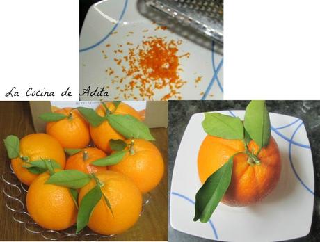 Bizcocho jugoso, de naranjas Bizcocho jugoso, de naranjas