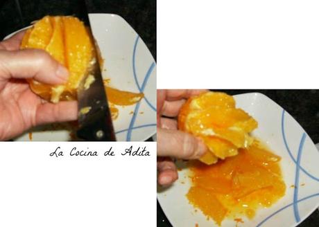 Bizcocho jugoso, de naranjas Bizcocho jugoso, de naranjas