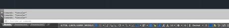 Personalizar barra de comando en Autocad 2015