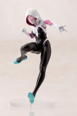 Denle un vistazo a esta figura de Spider-Gwen