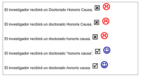 Aprendamos el uso de ‘honoris causa’ honoris