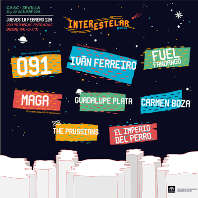 Interestelar Sevilla 2016: Iván Ferreiro, Maga, Fuel Fandango, Perro...