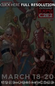 Póster de All-New All-Different Avengers para la C2E2