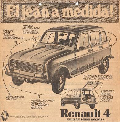 Renault 4, el jean sobre ruedas