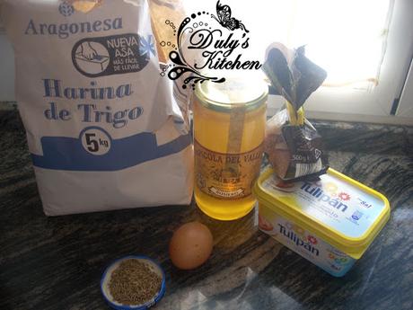 Galletas botón de miel y anís Galletas botón de miel y anís