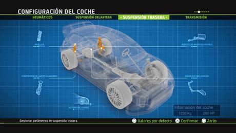 La configuración de nuestro coche puede hacernos ganar esos segundos que queremos