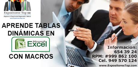 Tablas Dinámicas en Excel con Macros Tablas Dinámicas en Excel con Macros