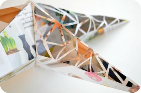 DIY: Lampara estrella de papel