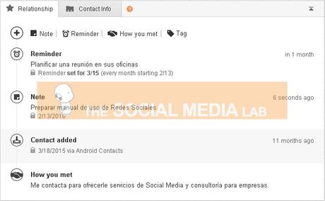 Linkedin une aún más a los contactos Información comlementaria de los contactos en Linkedin