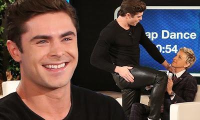 Zac Efron y su novia, en Saint Laurent Show