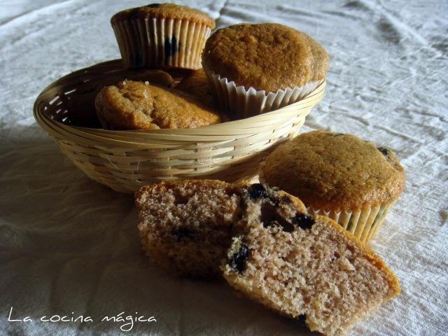 MUFFINS DE CANELA Y ARANDANOS