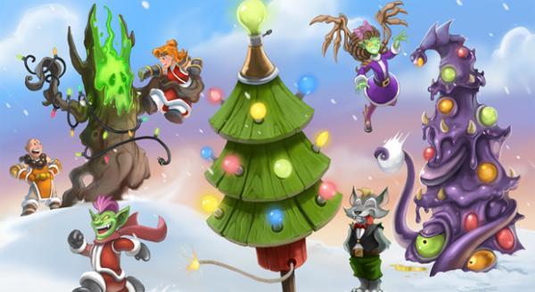 Blizzard nos desea una Feliz Navidad blizzard artwork