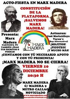 El “Marx Madera” en peligro.