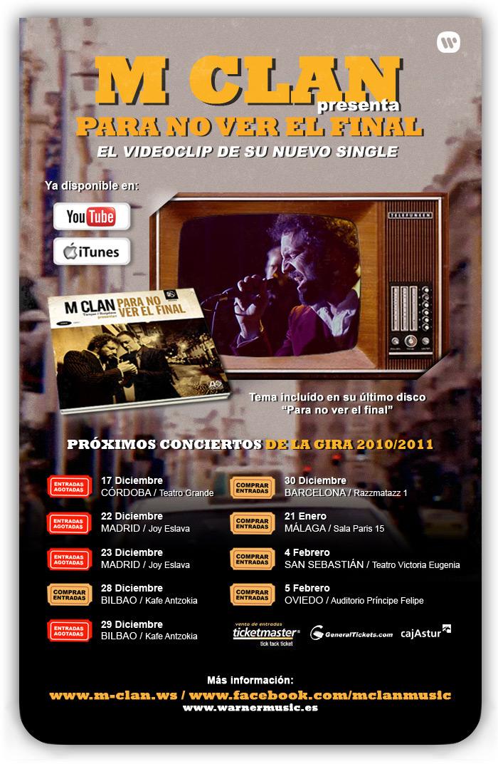 M-Clan – Para no ver el final – videoclip M-Clan – Para no ver el final – videoclip