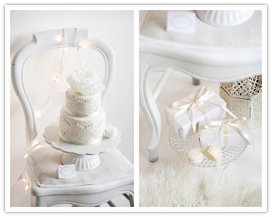 Postres Total White para bodas de invierno