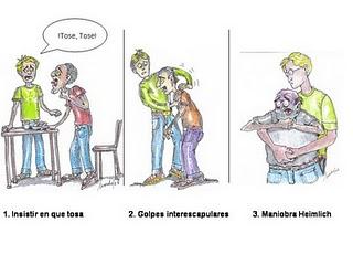 Como actuar ante...un atragantamiento. Como actuar ante...un atragantamiento.