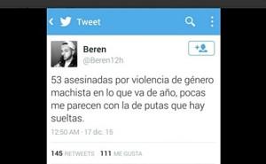 #Exaltación de la violencia de género