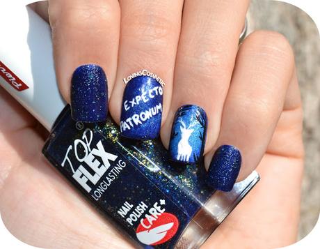 Nail Art Expecto Patronum - Harry Potter Nail Art Expecto Patronum - Harry Potter